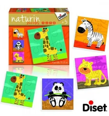 Produit 4 Puzzles Naturin Baby : La Jungle Image